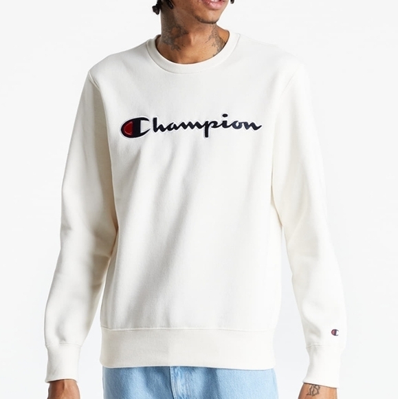 CHAMPION ROCHESTER LOGO CREWNECK UNISEX SWEATSHIRT - Picture 1 of 9